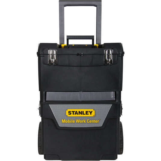 Stanley mobile work center 2in1 gereedschapskist (zwart grijs)
