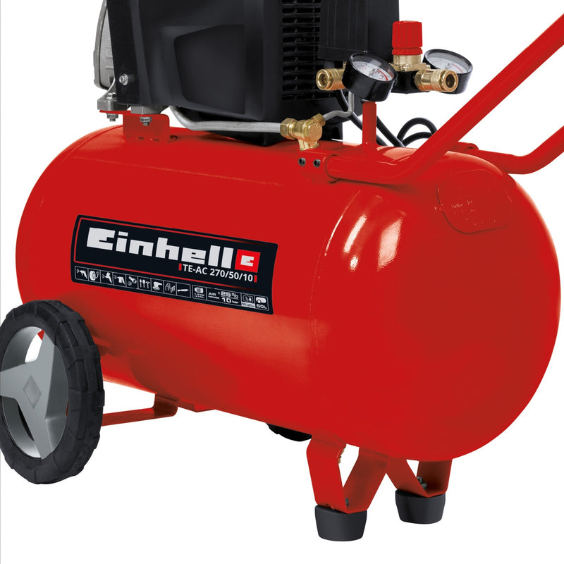 Load image into Gallery viewer, Einhell compressor te-ac 270 50 10 (rood)
