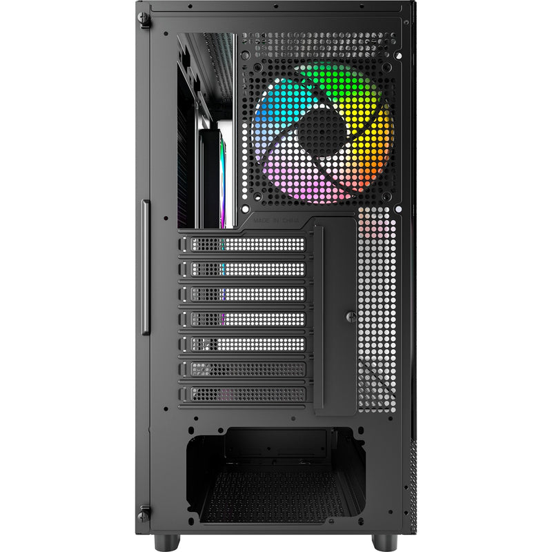 Load image into Gallery viewer, Montech xr midi tower behuizing (zwart | 2x usb-a | 1x usb-c | rgb | tempered glass)
