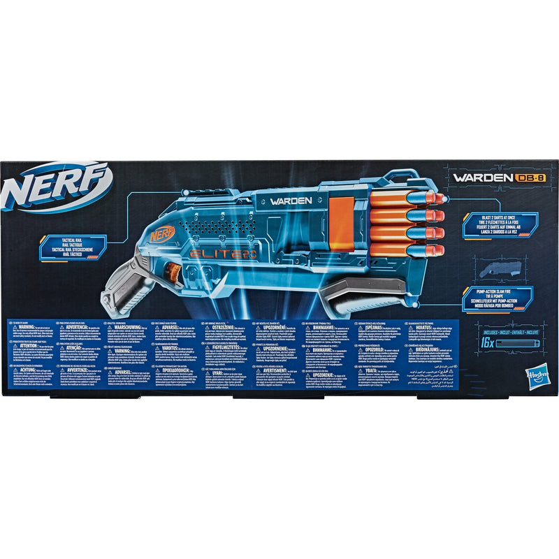 Load image into Gallery viewer, Hasbro nerf elite 2.0 warden db-8-blaster nerf-gun
