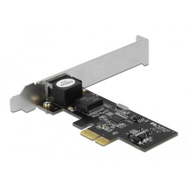 Delock pci express x1 card naar 1x rj45 2,5 gigabit lan i225 netwerkadapter