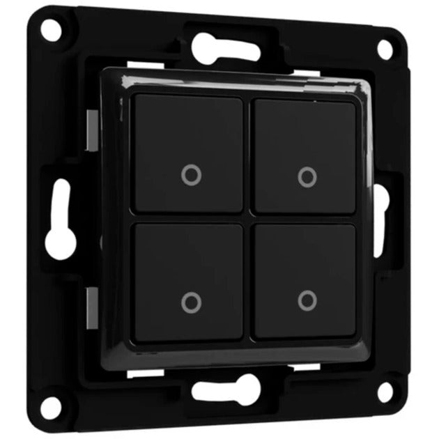 Load image into Gallery viewer, Shelly wall switch 4 knop (zwart)
