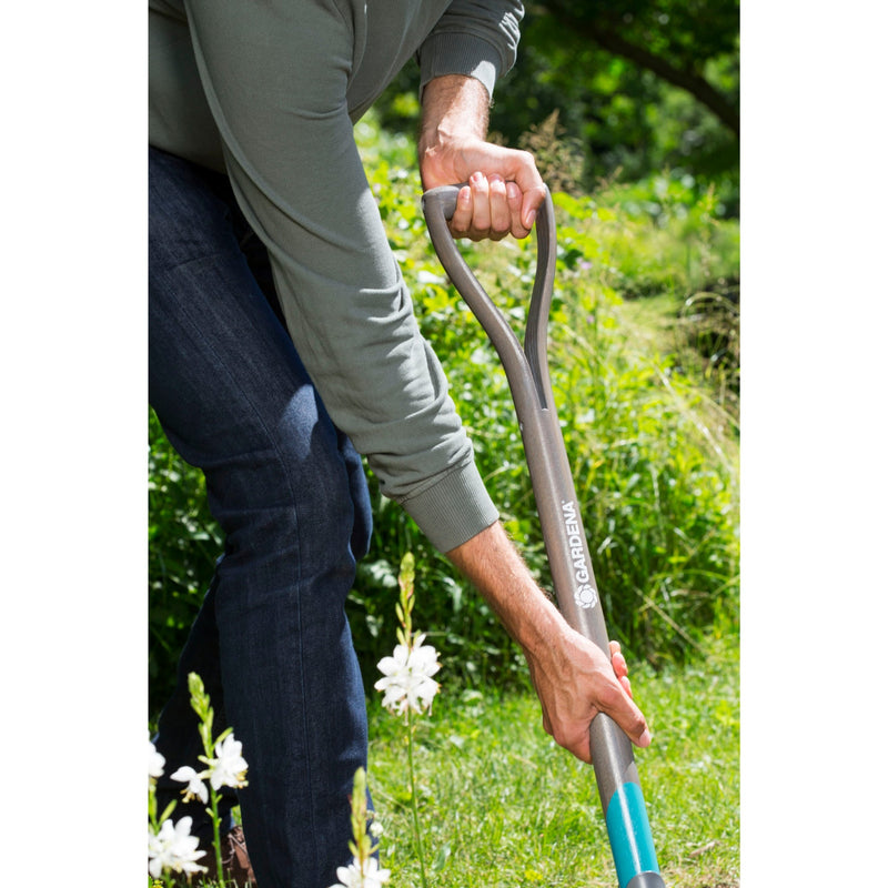 Load image into Gallery viewer, Gardena natureline spade (houtkleur turquoise, 17000-20)
