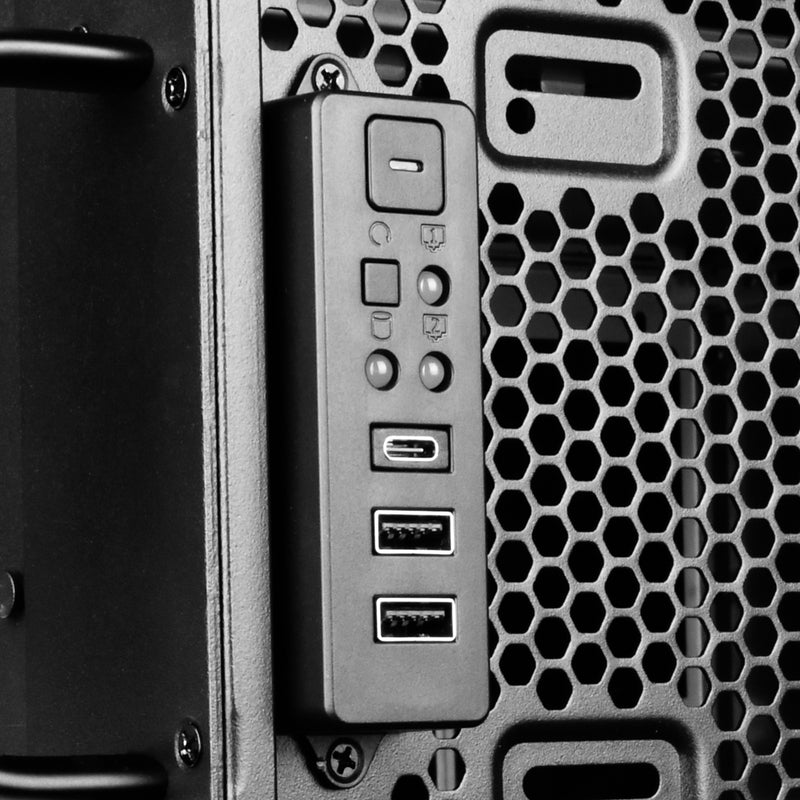 Load image into Gallery viewer, Silverstone rm44 rack behuizing (zwart | 4u | usb type-c | 2x 80mm casefan inbegrepen)
