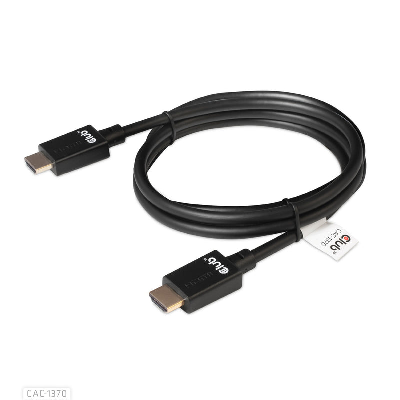 Load image into Gallery viewer, Club 3d gecertificeerde ultra high speed hdmi 2.1 kabel (zwart, 1,5 meter, 8k)
