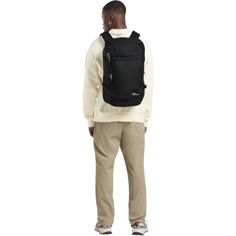 Load image into Gallery viewer, Jack wolfskin lyall rugzak (zwart, 28 liter)
