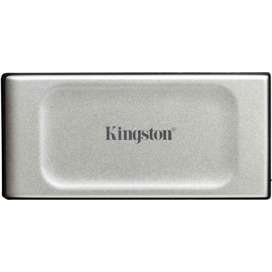 Kingston xs2000 portable 2 tb externe ssd (zilver zwart, sxs2000 2000g, usb-c 3.2 (20 gbit s))