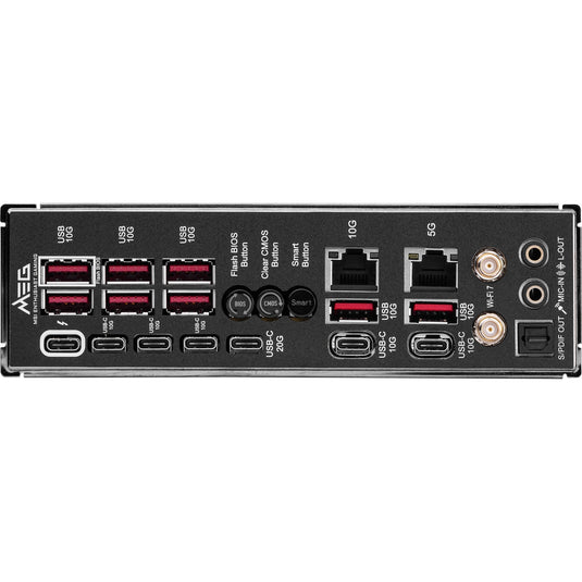 Msi meg z890 godlike socket 1851 moederbord (zwart, raid, 10gb-lan, 5gb-lan, wlan, bt, sound, e-atx)