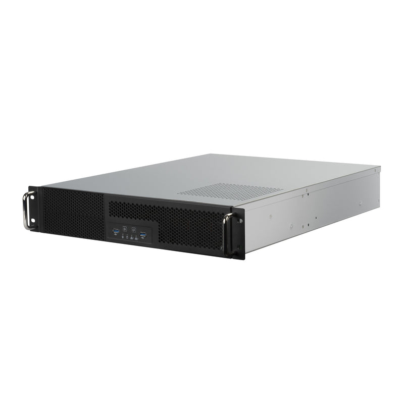 Load image into Gallery viewer, Silverstone rm23-502 rack behuizing (grijs zwart)
