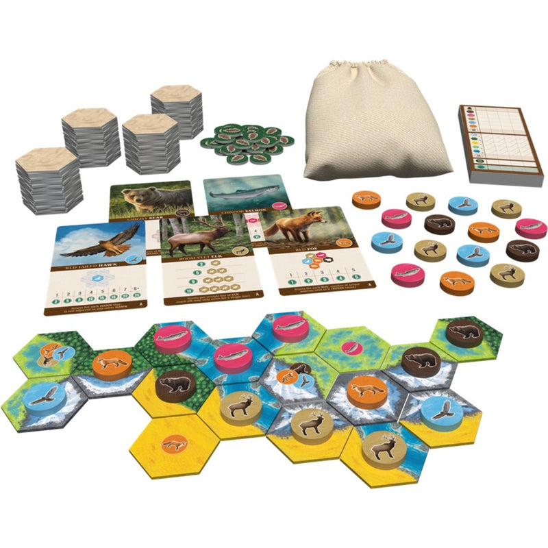 Load image into Gallery viewer, Asmodee cascadia - familiespel - bordspel - engelstalig
