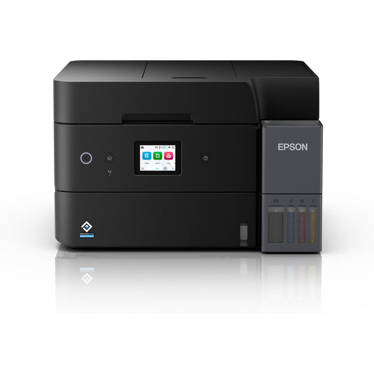 Epson ecotank et-4950 all-in-one inkjetprinter (zwart, faxen, scannen, kopiëren, wifi, inclusief tot 3 jaar inkt)
