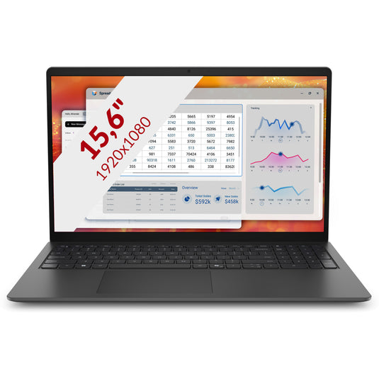 Dell pro 15 essential pv15265 15.6 laptop (zwart | ryzen 5 130 | radeon 660m | 16 gb | 512 gb ssd)