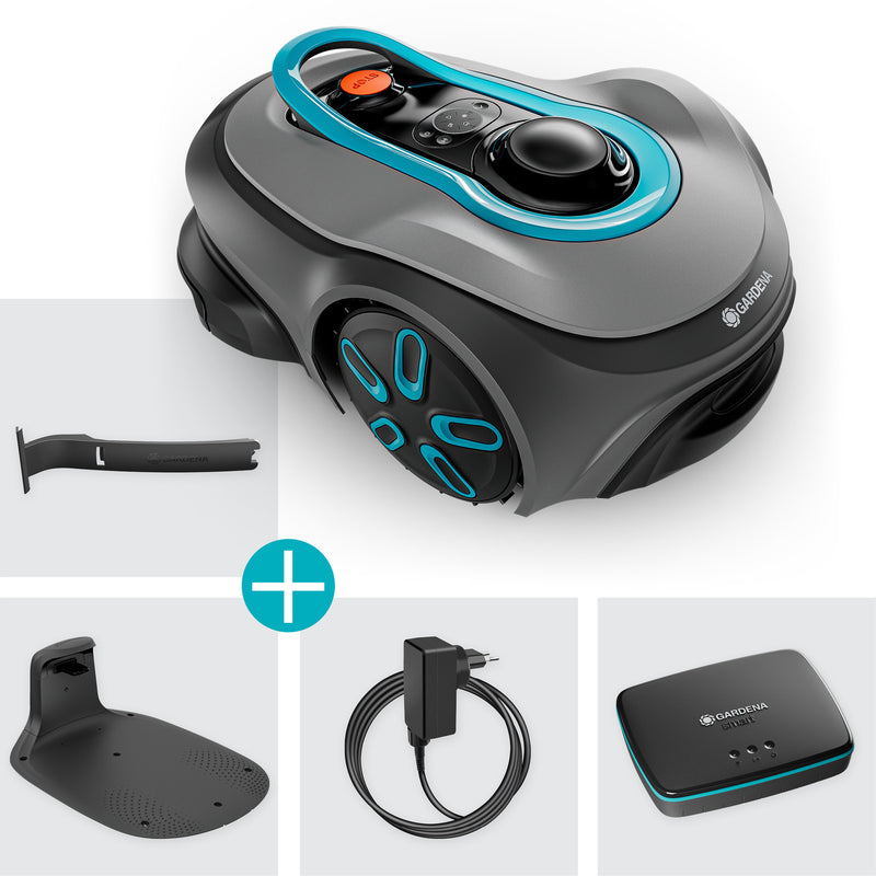 Load image into Gallery viewer, Gardena smart sileno free 1200 m² robotmaaier (zwart groen)
