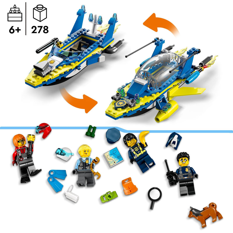Load image into Gallery viewer, Lego city - waterpolitie recherchemissies constructiespeelgoed (60355)
