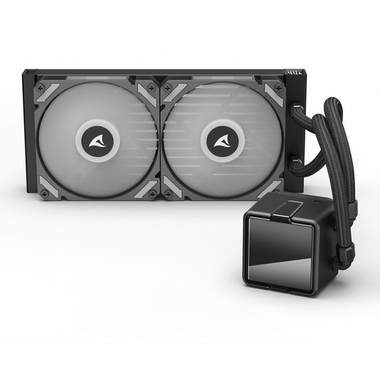Sharkoon s50 argb waterkoeling (zwart, 4-pins pwm)