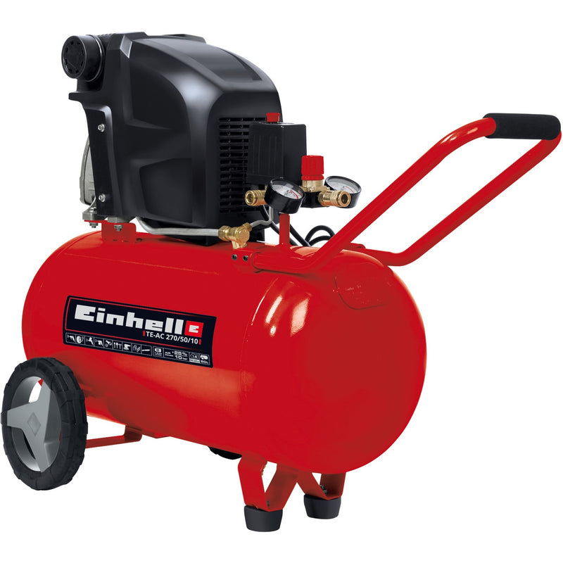 Load image into Gallery viewer, Einhell compressor te-ac 270 50 10 (rood)
