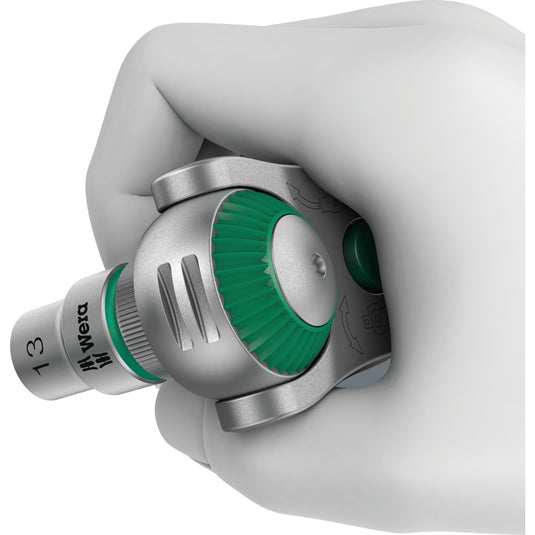 Wera 8100 sc 6 zyklop speed-ratelset, 1 2 -aandrijving gereedschapsset (zwart groen, 28-delig)