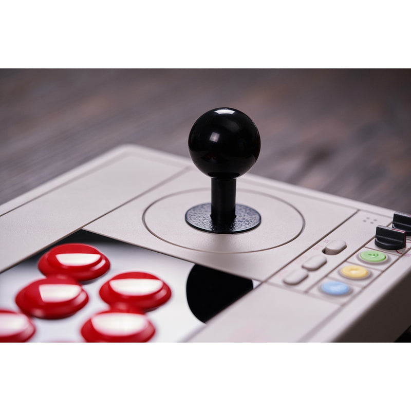 Load image into Gallery viewer, 8bitdo arcade stick joystick (grijs, switch 1, switch 2, pc, bluetooth 2.4g usb-c)
