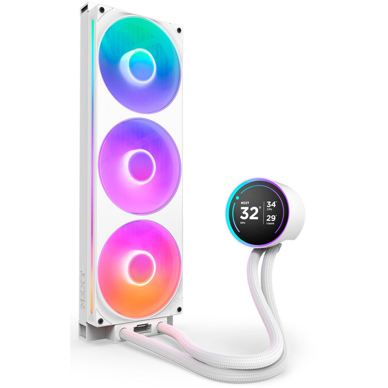 Load image into Gallery viewer, Nzxt kraken elite 420 rgb waterkoeling (wit)
