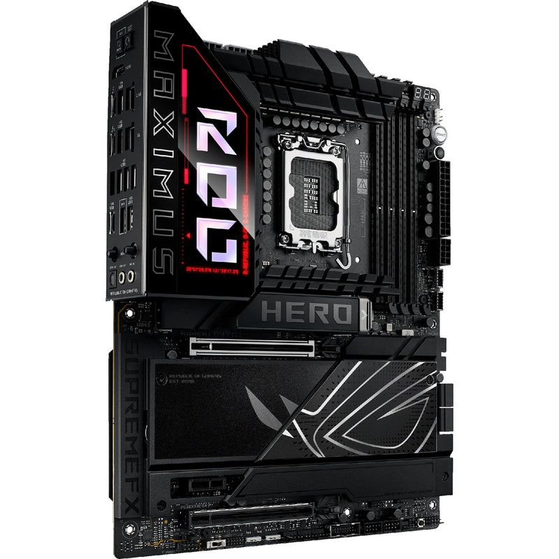 Load image into Gallery viewer, Asus rog maximus z890 hero socket 1851 moederbord (zwart, raid, 2.5gb-lan, 5gb-lan, wi-fi 7, bt, sound, atx)

