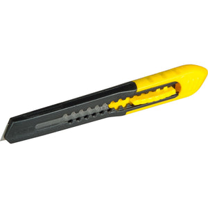 Stanley afbreekmes sm 9mm, 3 stuks mes (geel zwart)
