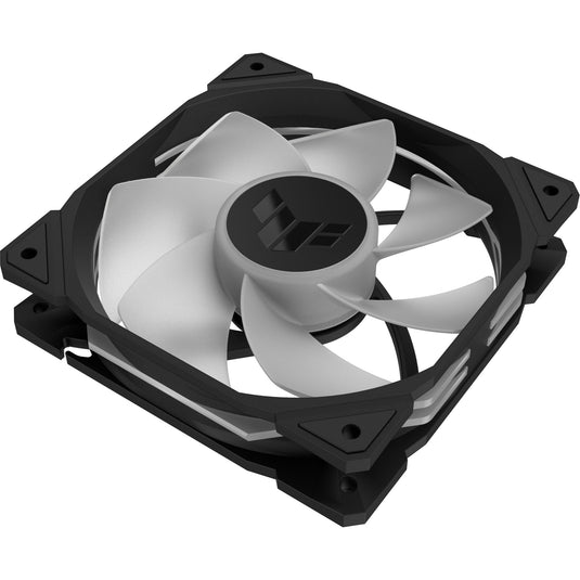 Asus tuf gaming tr120 argb reverse case fans (zwart, 3 stuks, 120 x 120 x 28 mm)