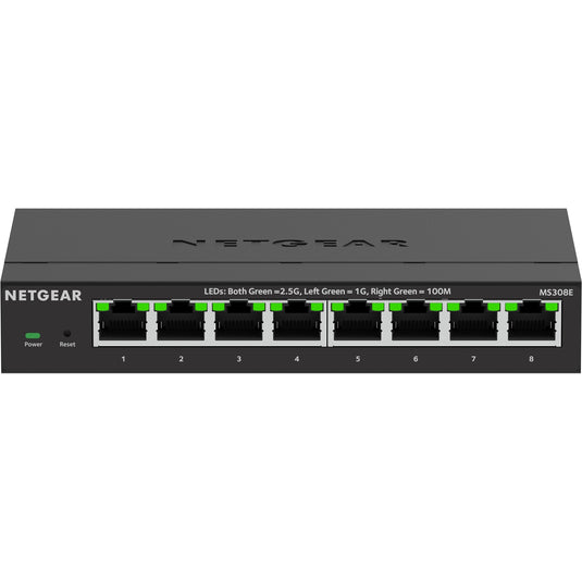 Netgear 8-port 2.5g multi-gigbit ethernet plus switch (ms
