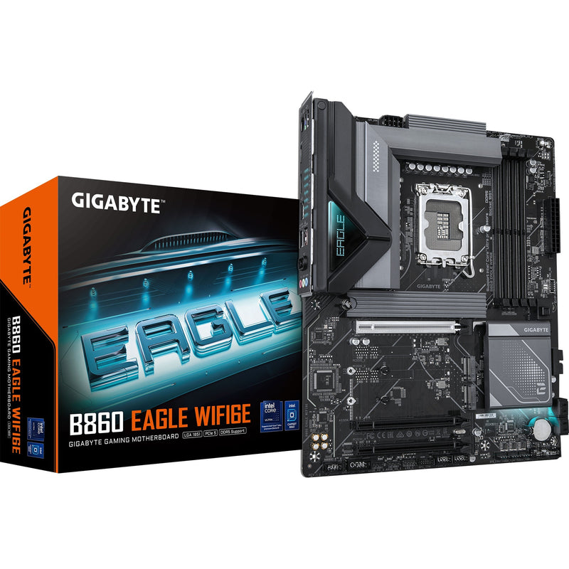 Load image into Gallery viewer, Gigabyte b860 eagle wifi6e socket 1851 moederbord (raid, 2.5gb-lan, wi-fi 6e, bt, sound, atx)
