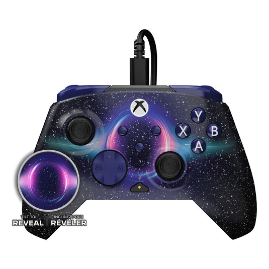 Turtle beach rematch geavanceerde bedrade controller (dark cosmos, xbox serie x|s, xbox one, pc)