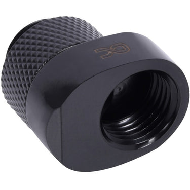 Alphacool eiszapfen 8mm offset piece rotatable g1 4 ag to g1 4 ig verbinding (zwart)