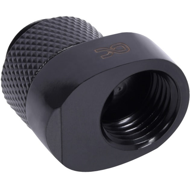 Load image into Gallery viewer, Alphacool eiszapfen 8mm offset piece rotatable g1 4 ag to g1 4 ig verbinding (zwart)
