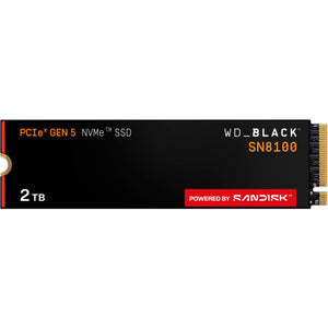 Wd black sn8100 2 tb ssd (pcie 5.0 x4, nvme 2.0, m.2 2280)