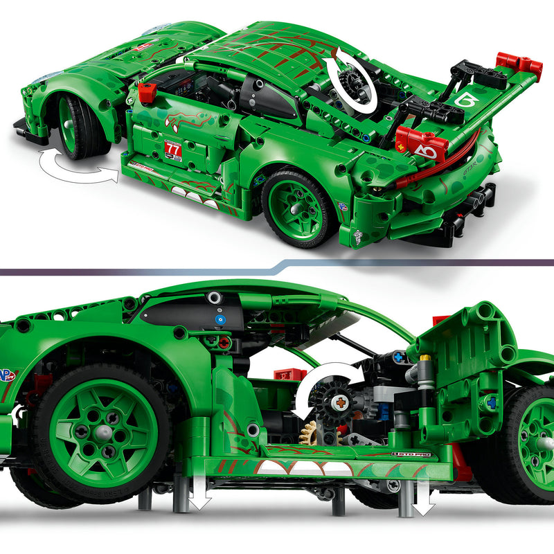 Load image into Gallery viewer, Lego technic 42224 porsche 911 gt3 r rexy ao racing auto

