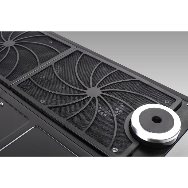 Load image into Gallery viewer, Silverstone grandia gd07b htpc behuizing (zwart | 2x usb-a)

