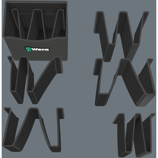 Wera 2go 4 gereedschapsdraagtas (zwart)