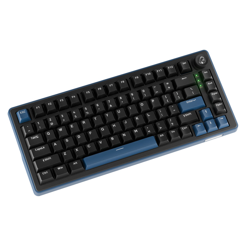 Load image into Gallery viewer, Ducky ok-m-75 rgb mechanisch toetsenbord (zwart, us lay-out (qwerty), ktt linear, 75%, rgb, hot-swap, pbt, 2.4 ghz | bluetooth | usb-c)
