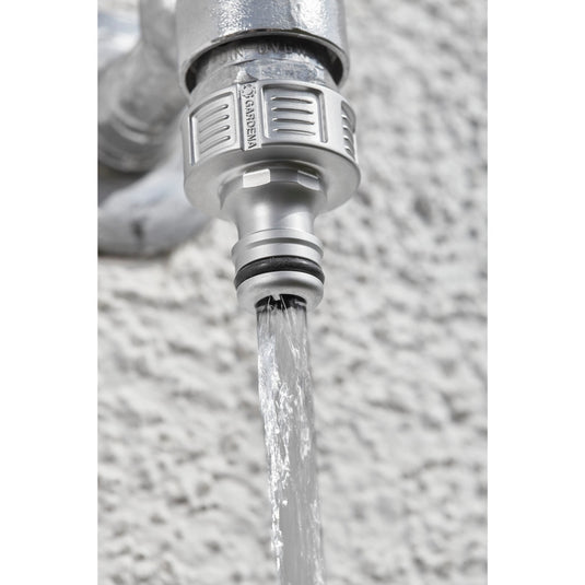 Gardena premium kraanstuk 26,5 mm (g 3 4 ) (zilver, 18241-20, retail)