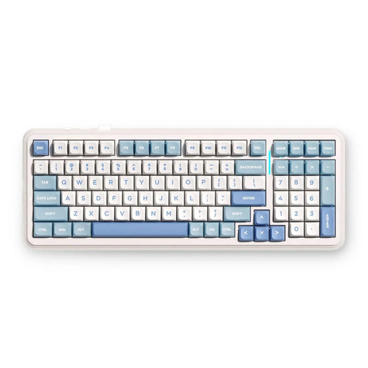 Mchose k99 v2 wireless mechanical blue, gaming toetsenbord (us lay-out)