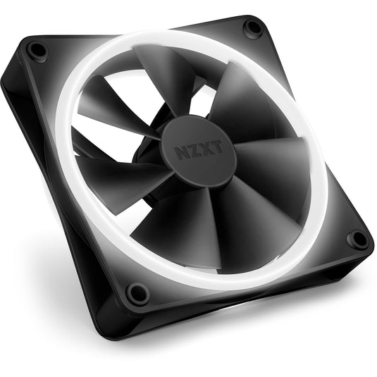 Nzxt f120 rgb duo case fan (zwart, 120 x 120 x 25 mm, pwm, zonder controller)