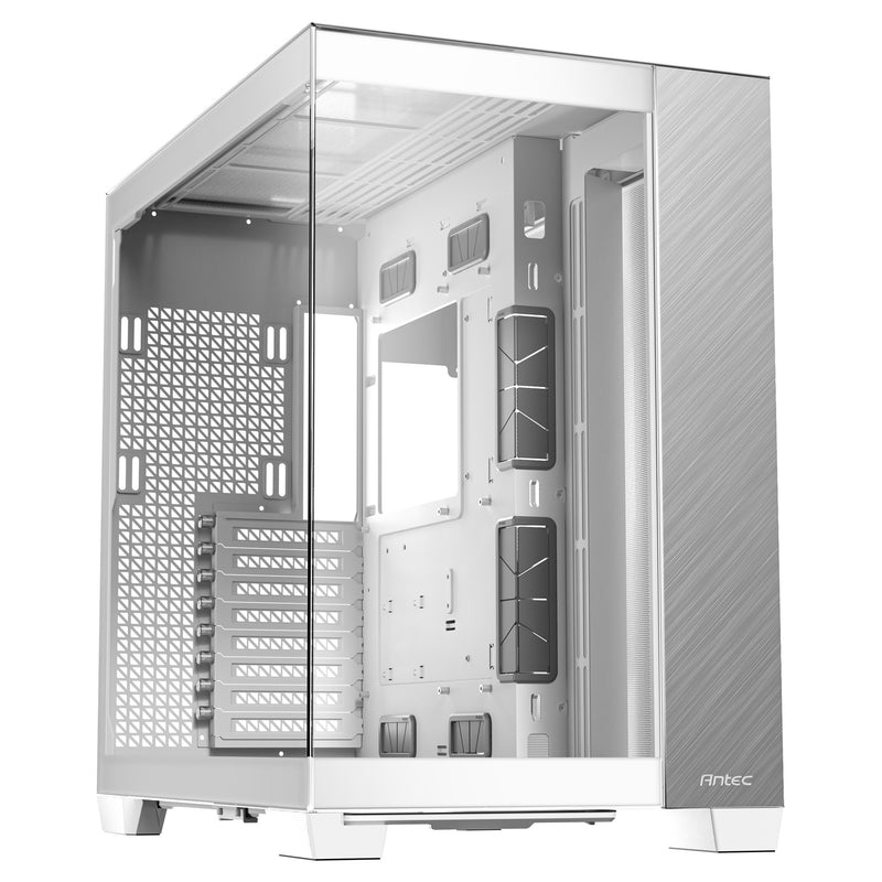 Load image into Gallery viewer, Antec c8 midi tower behuizing (wit zilver | 2x usb-a | 1x usb-c | tempered glass)
