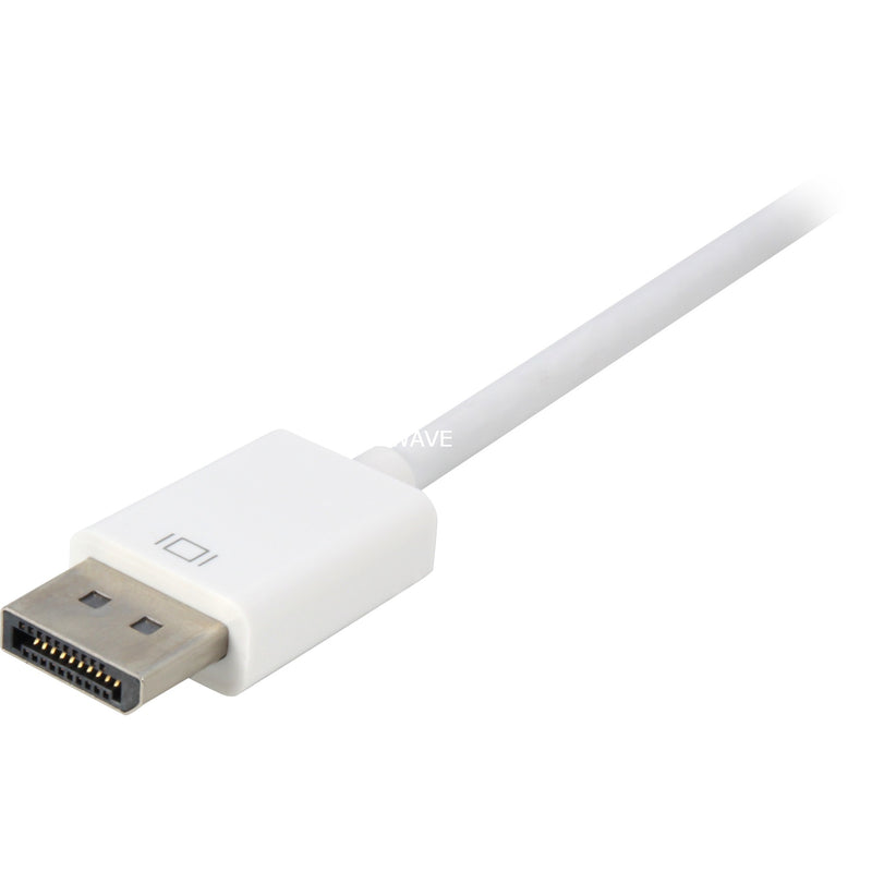 Load image into Gallery viewer, Sharkoon displayport 1.2 > dvi24+1 kabel (wit, 0,15 meter)
