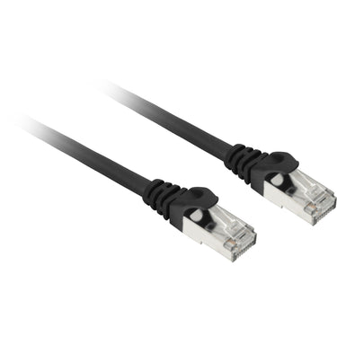 Sharkoon netwerkkabel sftp, rj-45 met cat.7a (zwart, 2 meter, ruwe kabel)