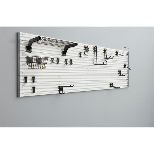 Stanley track wall - hakenassortiment small, 8 stuks houder (zwart)