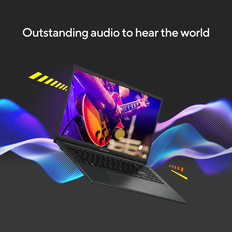 Load image into Gallery viewer, Asus vivobook go 15 e1504fa-bq5403w 15.6 laptop (zwart | ryzen 5 40 | radeon 610m | 8 gb | 512 gb ssd)
