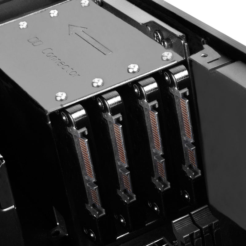 Load image into Gallery viewer, Silverstone sst-ml09b htpc behuizing (zwart | 2x usb-a)
