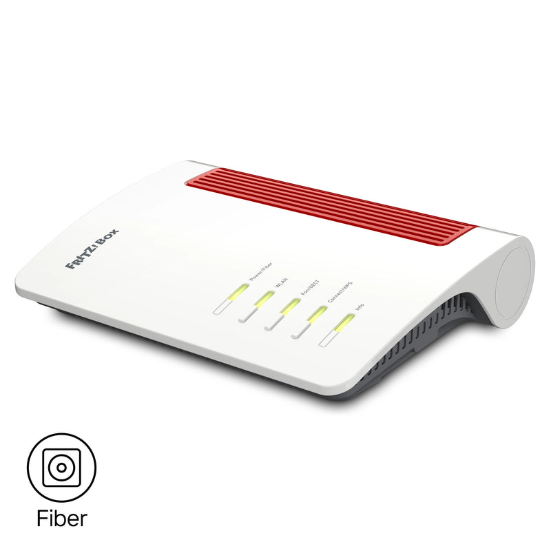 Load image into Gallery viewer, Fritz! box 5690 xgs edition international glasvezel router (wit rood, mesh wi-fi, 10 gbit s)
