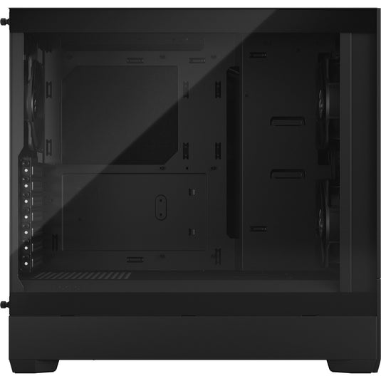 Fractal design pop silent black tg clear tint midi tower behuizing (zwart | 2x usb-a | tempered glass)