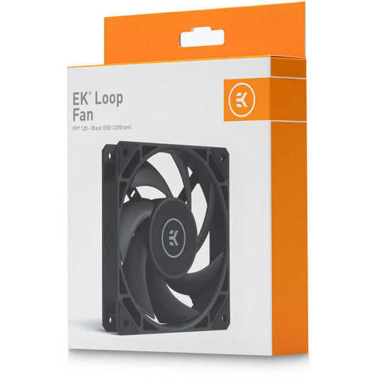 Ekwb ek-loop fan fpt 120 case fan (zwart, 120 x 120 x 27 mm, pwm)