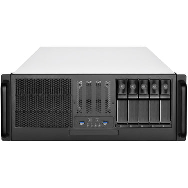 Silverstone rm41-h08 rack behuizing (zwart | 2x usb-a 3.2 (5 gbit s))