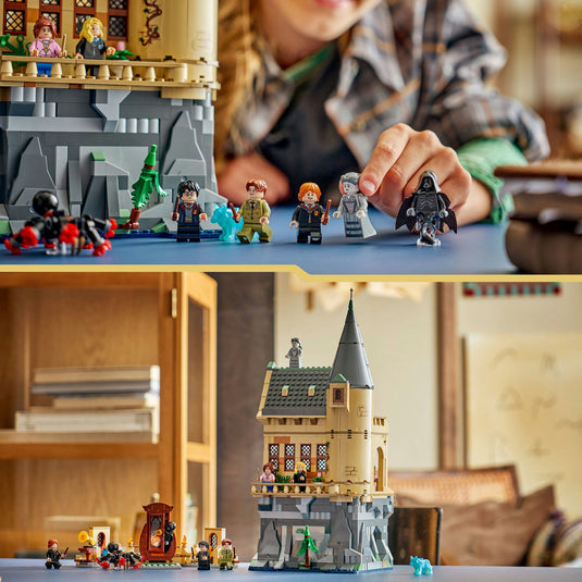 Lego harry potter kasteel zweinstein: ziekenzaal bouwpakket voor kinderen met 7 minifiguren - 76463